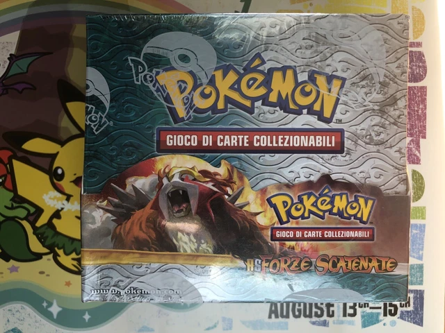 ITALIAN Pokemon Heart Gold Soul Silver Unleashed Sealed Booster Box Factory
