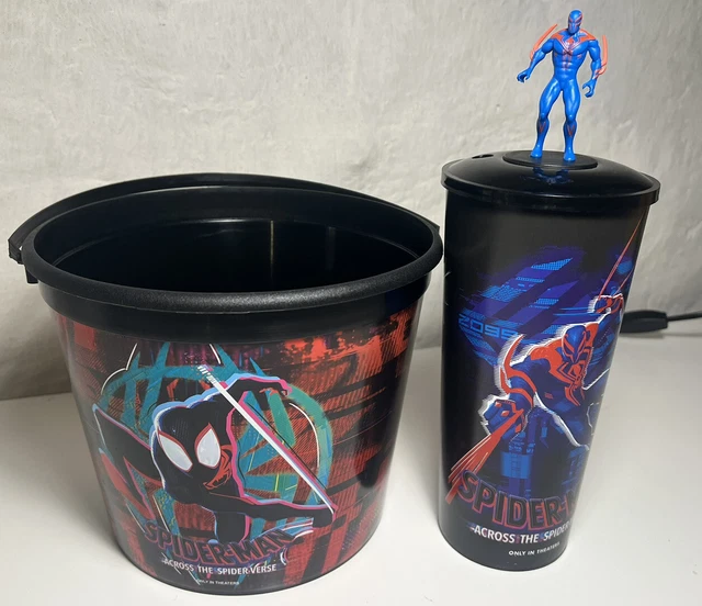 SPIDERMAN ACROSS THE Spider Verse Special Edition Popcorn Bucket And