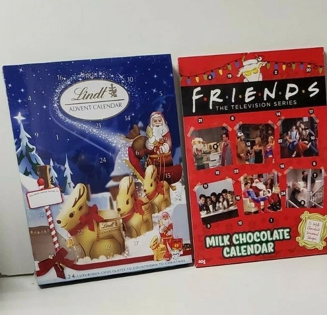 FRIENDS TV SERIES Chocolate Advent Calendar Lindt Milk Chocolate Xmas