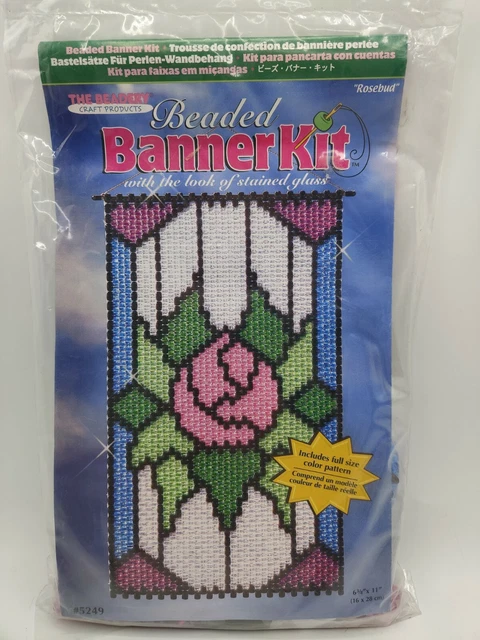Kit de pancartas con cuentas The Beadey ROSEBUD #5249 artesanías