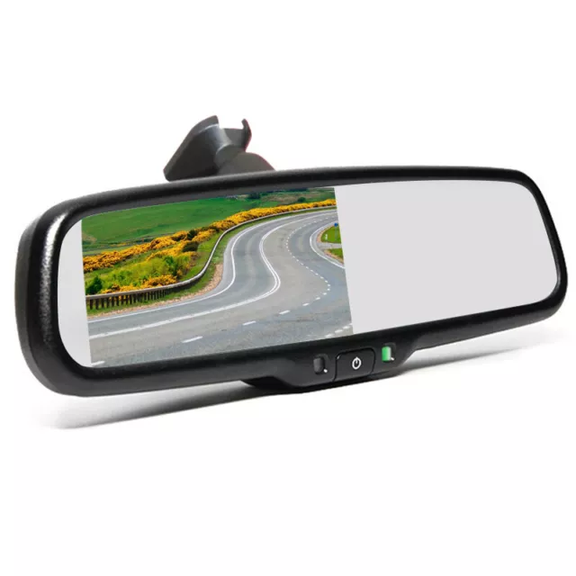 4.3" Car LCD Mirror Monitor Fit For Reverse Car Rear View Backup Camera Parking