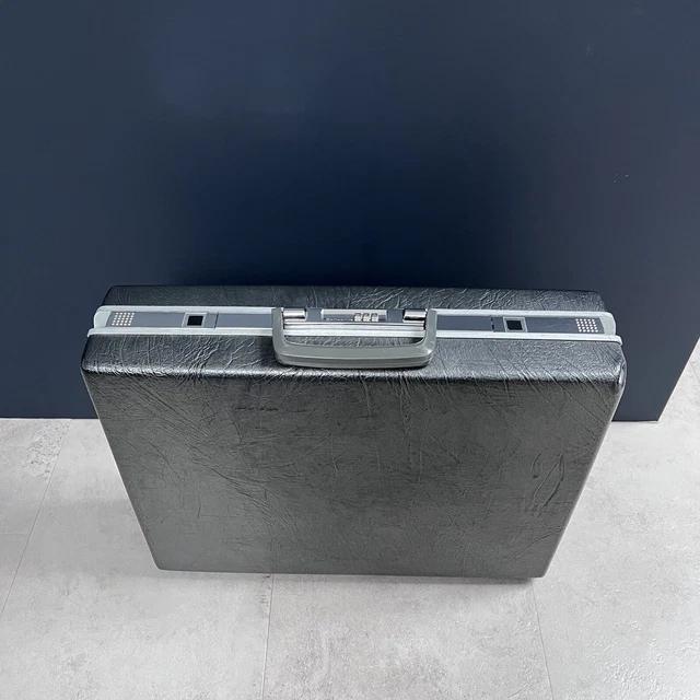 Valigetta vintage Samsonite custodia rigida serratura a combinazione nera