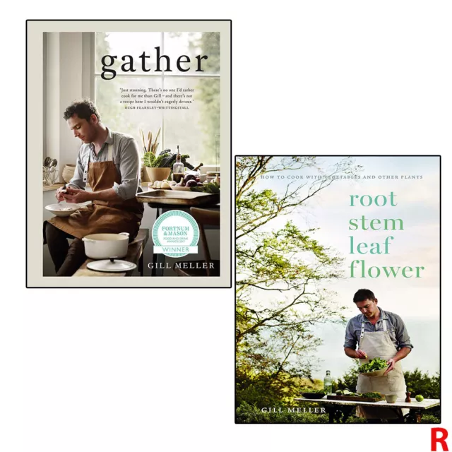 Gill Meller 2 Books Collection Set (Gather and Root, Stem, Leaf, Flower) HB NEW