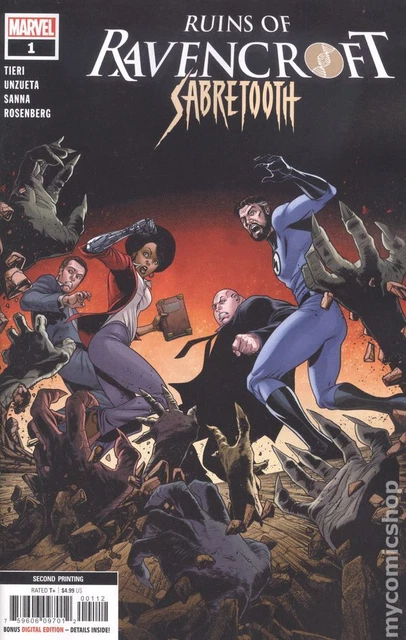 Ruins of Ravencroft Sabretooth 1C Sandoval Variant 2nd Printing NM 2020