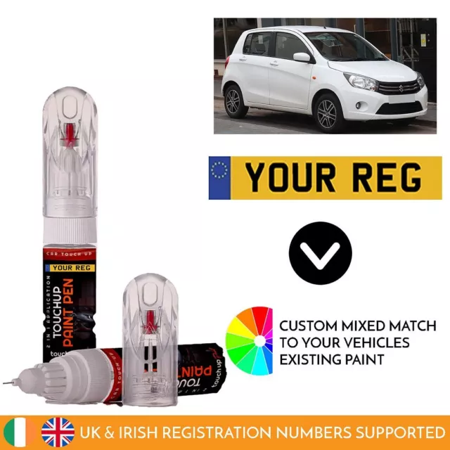 Touch Up Paint Pen For Suzuki Celerio Mixed By Car Registration Reg Numberplate