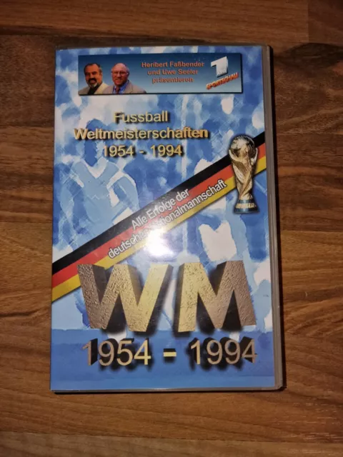 Fußballweltmeisterschaften WM 1954-1994 VHS Kassette, für Sammler