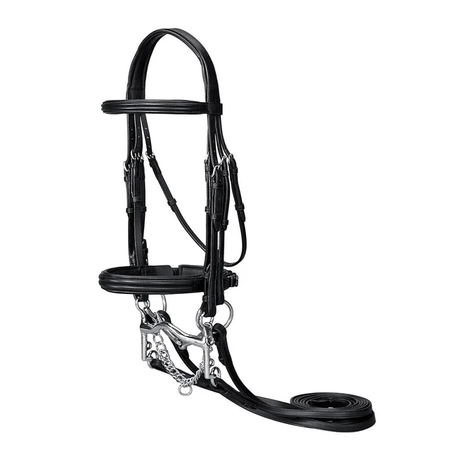Amerigo Vespucci Weymouth Double Bridle - Brand New With Reins - Full Size