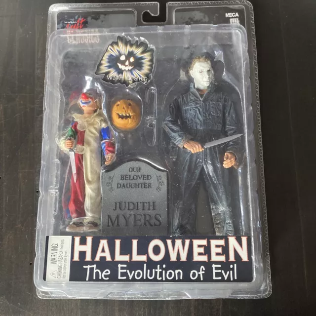 NECA Cult Classics HALLOWEEN The Evolution of Evil Michael Myers Opened Complete