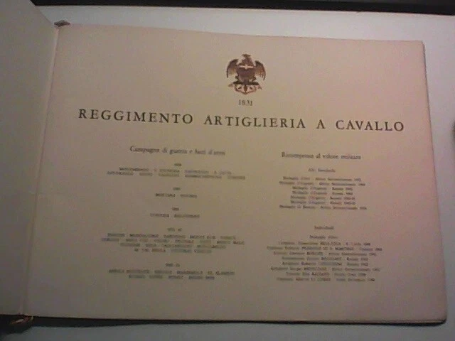 REGGIMENTO ARTIGLIERIA CAVALLO 1831 Calendario 1970 Storico EUR 7,50