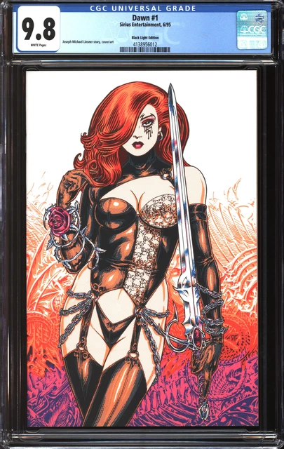 Dawn (1995) #1 Black Light Edition CGC 9.8 NM/MT