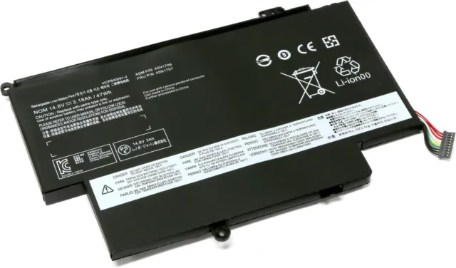 Batterie compatible pour LENOVO THINKPAD S1 YOGA 20CD0057CD 14.8V 3180mAh NOIR