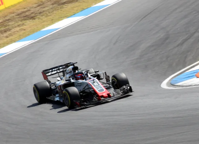Formel 1 Hockenheimring 2018  Romain Grosjean Haas F1 Foto