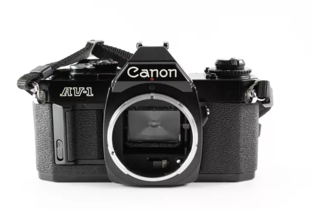 Canon AV-1 SLR-Kamera Gehäuse Body Spiegelreflexkamera Kamera schwarz