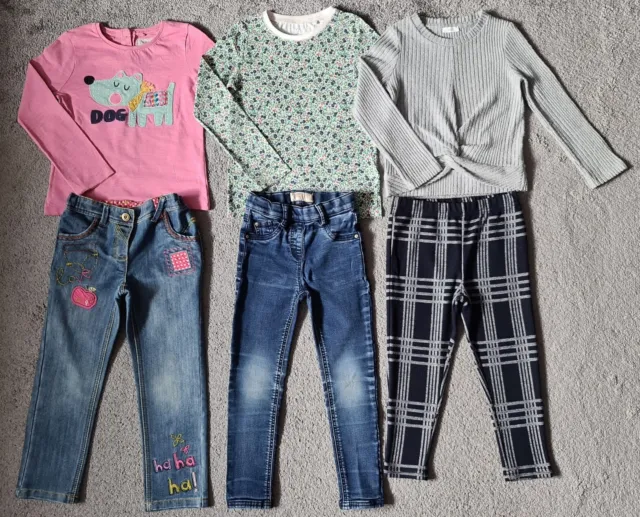 Girls Next Clothes Bundle Age 4-5, 5 & 6 Years - Jeans, Jumper,T-Shirts,Leggings
