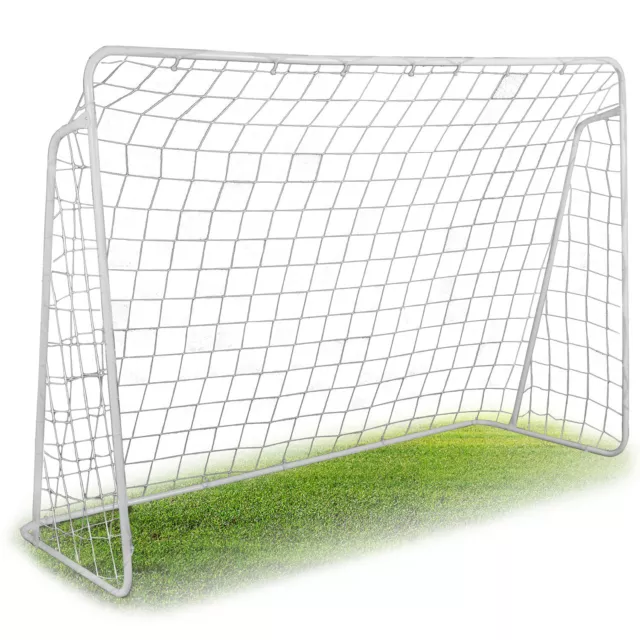 NEO-SPORT Fußballtor Fußball Tor Netz mit Bodenanker für Garten Kinder