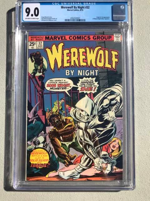 Werewolf By Night 32 - Cgc Vf/Nm 9.0 - 1St Appearance Of Moon Knight (1975)