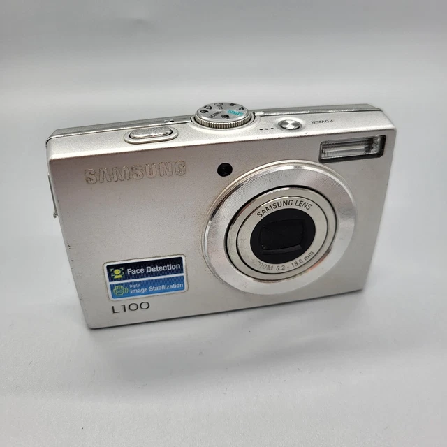 Samsung L100 8.2MP Compact Digital Camera Silver Tested