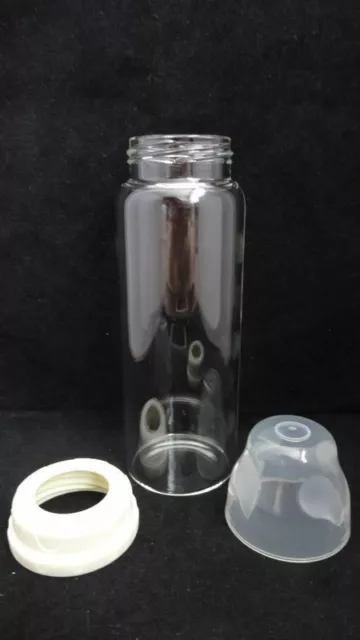 ADULT BABY GLASS BOTTLE, Wide neck, 500ml, without nipple 2