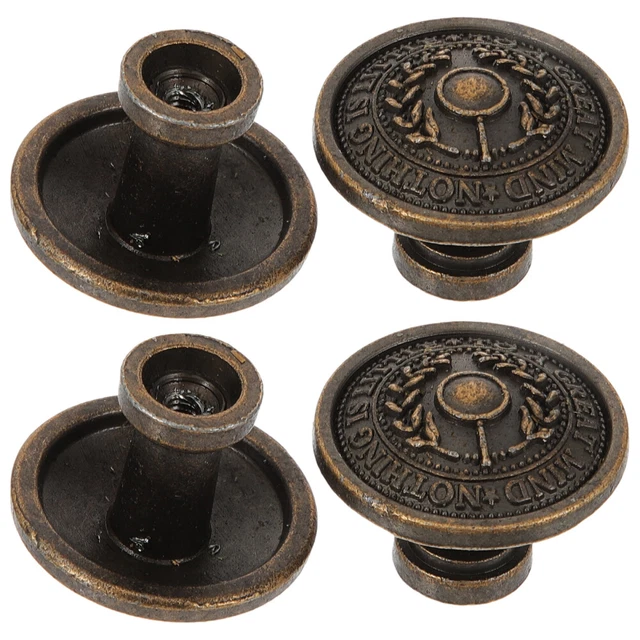4 Pcs cupboard handle Decorative Door Knobs antique pull handles Dresser 2