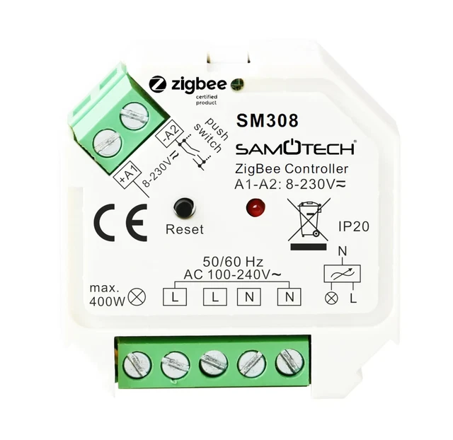 SAMOTECH SM308 Zigbee SWITCH Module On/Off