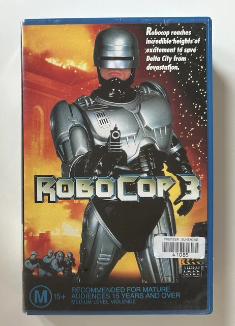 ROBOCOP 3 [VHS] Video Box Office Big Box Ex-Rental Tape Fred Dekker ...