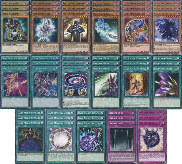 ***51 Card Dark Magician Deck Core*** Eternal Soul Dark Burning Magic Yugioh