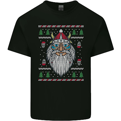 Christmas Viking Funny Thor Odin Valhalla Mens Cotton T-Shirt Tee Top
