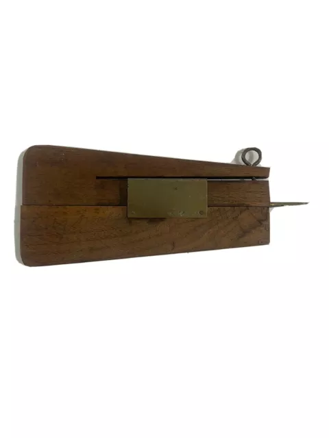 Herramienta de enganche de gancho con aguja deslizante perforadora de madera antigua