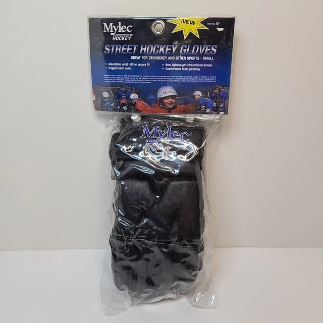 Mylec Hockey Street Hockey Gloved Small 597 Youth Adjustable Wrist Lightweight