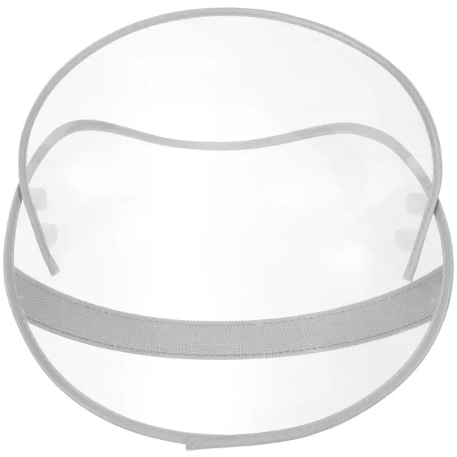 Cappello trasparente tesa impermeabile tesa cappello sostituibile scudo antipioggia cappello poncho