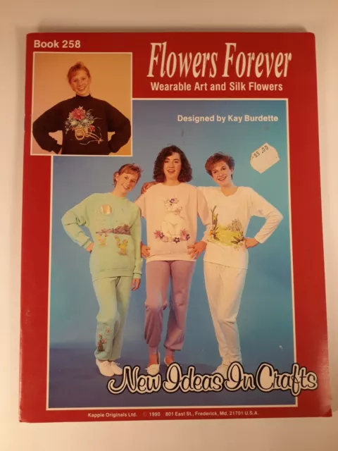 Libro artesanal de colección flores para siempre arte portátil y flores de seda (#A5)