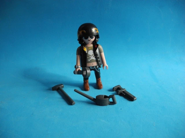 Playmobil Figures series 13 motocycliste avec vendre gros de bière 9332 crane