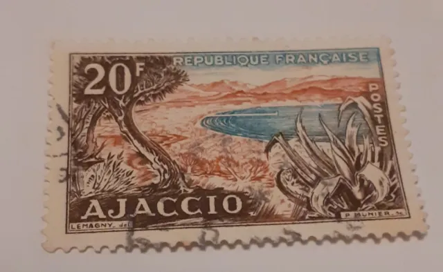 Timbre Français Ajaccio