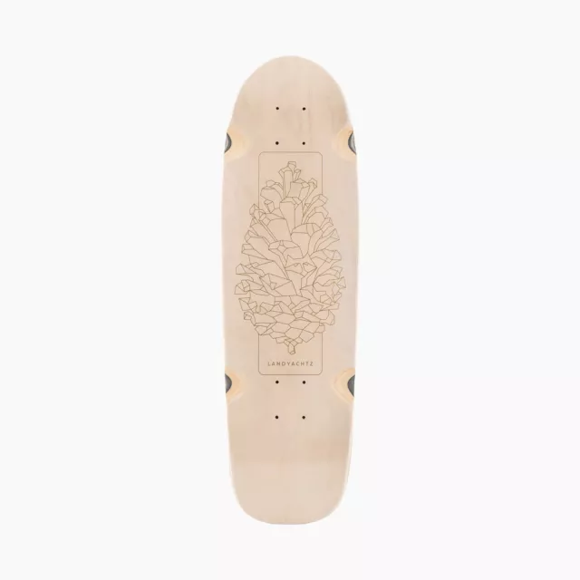 Landyachtz Dinghy Pinecone White Cruiser Deck Landyachtz Dinghy Pinecone White Cruiser Deck