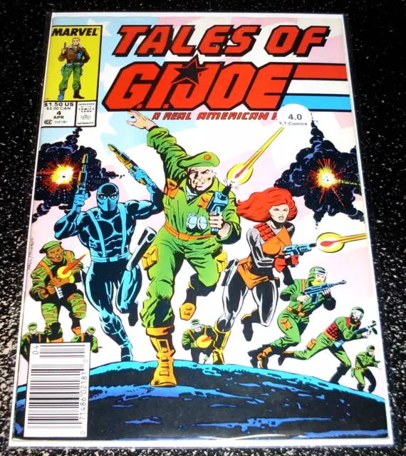 Tales of G.I Joe 4 (4.0) 1st Print 1988 Marvel Comics  - Flat Rate Shipping