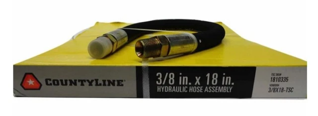 CountyLine 3/8x18-tsc 3/20.3cm X 45.7cm Tubo Idraulico, SAE 100R2AT, 4,000 Psi