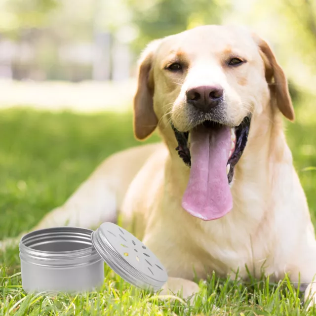 Paquete de 10 kit de entrenamiento de aromas para perros con contenedores de metal