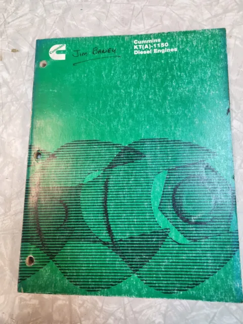 Cummins KT (A)-1150 Engine Manual