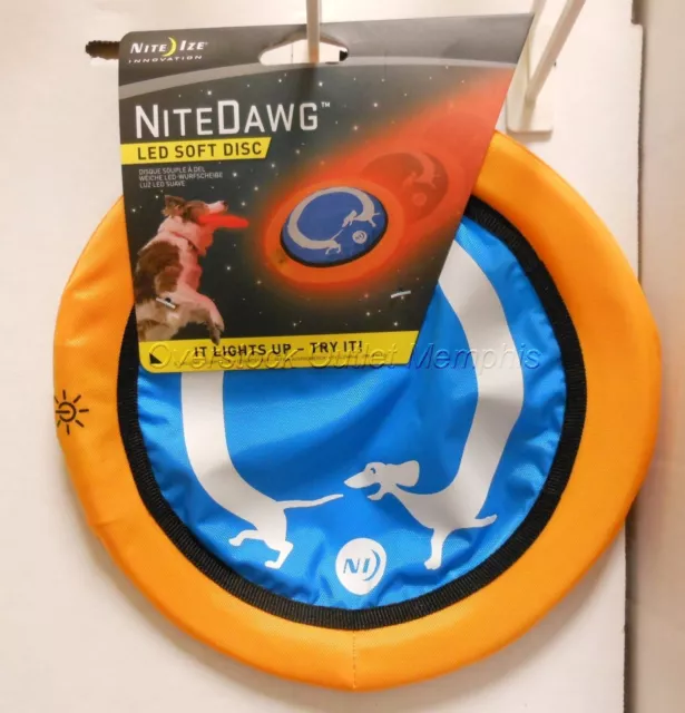 Nite Ize NiteDawg LED Soft Disc Orange