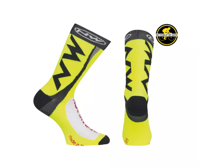 CALZE / CALZINI NORTHWAVE mod. EXTREME TECH PLUS  col. YELLOW FLUO    estivo