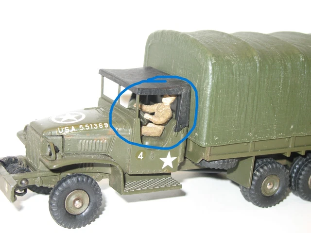 Dinky Toys 809 Ancien Militaire - GMC 6x6 Bâché - Neuf En Boîte - Pièce Rare De Collection