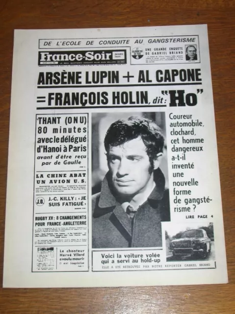 Dossier De Presse Synopsis Du Film "Ho" / Jean Paul Belmondo / Tres Bon Etat