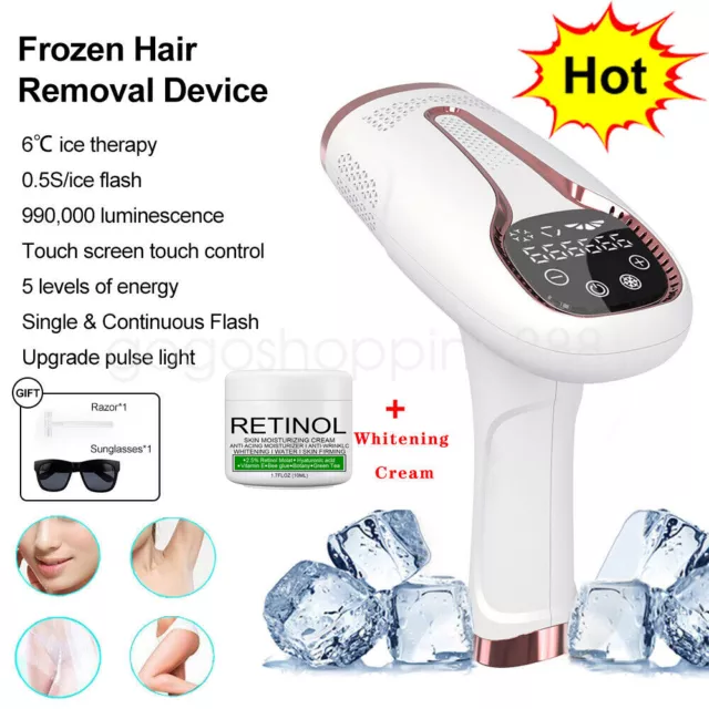 999999 Laser Hair Removal Epilator Machine Ice feeling Full Body Painless Shaver