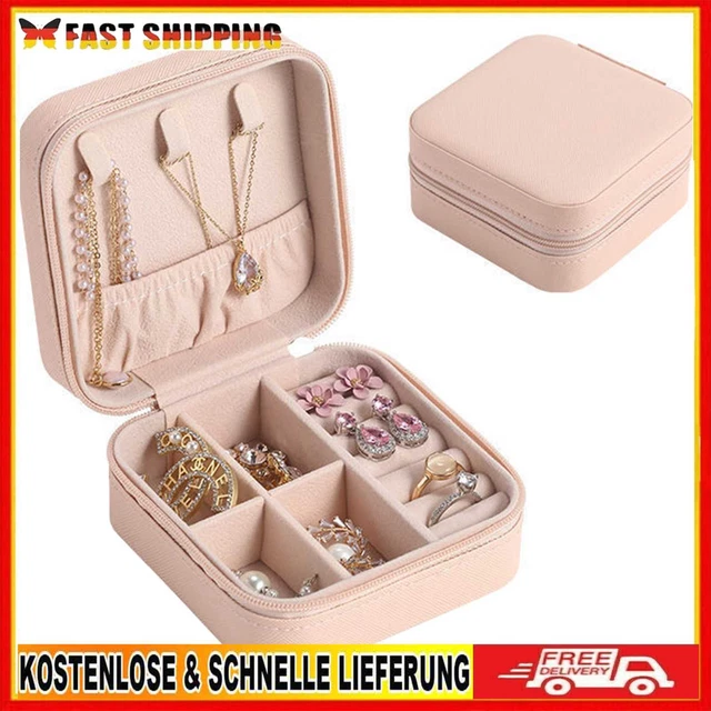 Schmuckkästchen Mädchen, Schmuckbox Damen Klein Jewelry Box For Women Girls Port