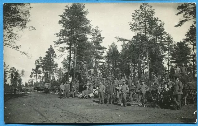 CPA PHOTO: German soldiers / War 14-18 / 1916