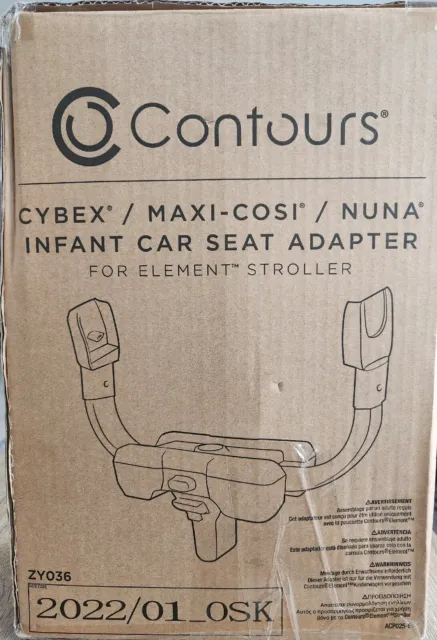 Contours element stroller Cybex / Maxi-cosi / Nuna Infant Car Seat adapter