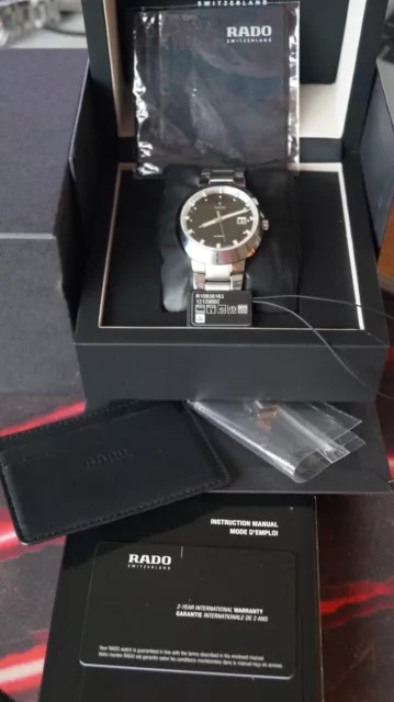 MONTRE AUTOMATIQUE HOMME Rado D Star C ramique Gris Cadran Argent