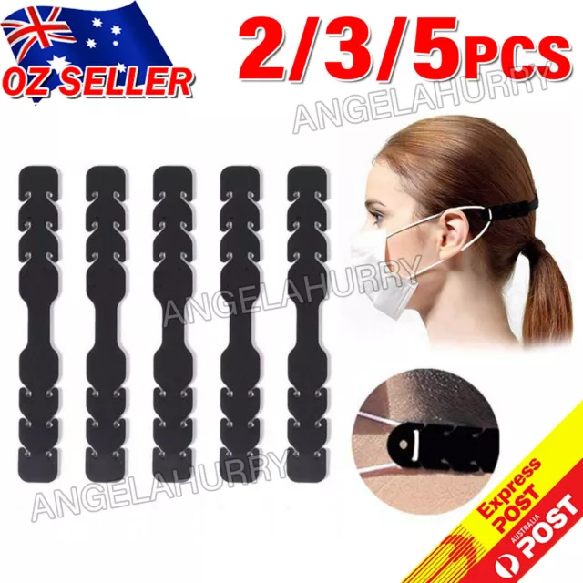 Face Mask Adjustable Ear Hook Strap Extension Fixing Clip Ear Saver Buckle NEW