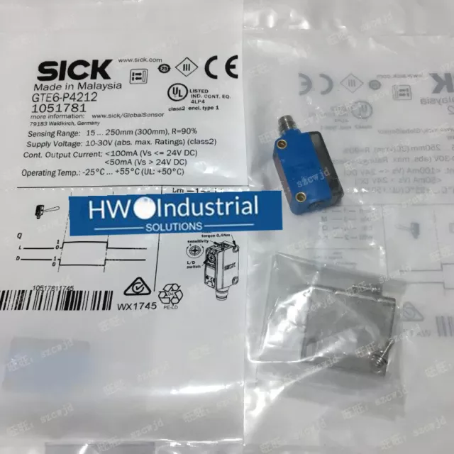 Brand New Original SICK Photoelectric Switch Sensor GTE6-P4212 1051781