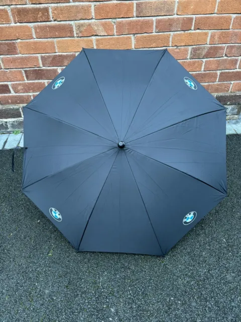 Black BMW Style Logo Automatic Umbrella